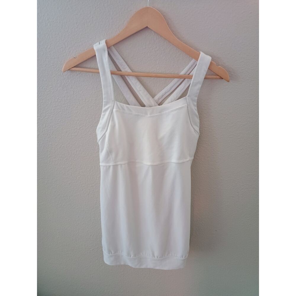 Athletic Tank top women's size small Athleta white